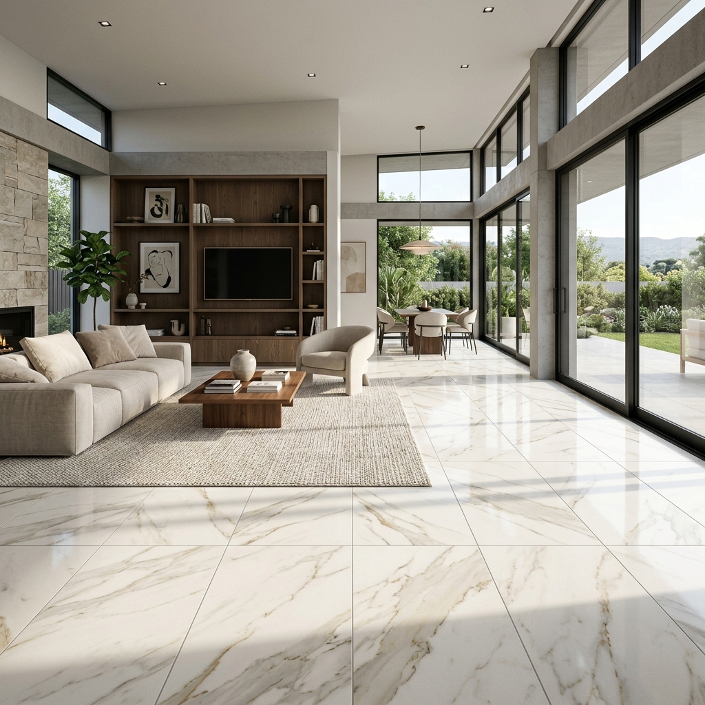Piso moderno com paginação linear perfeita